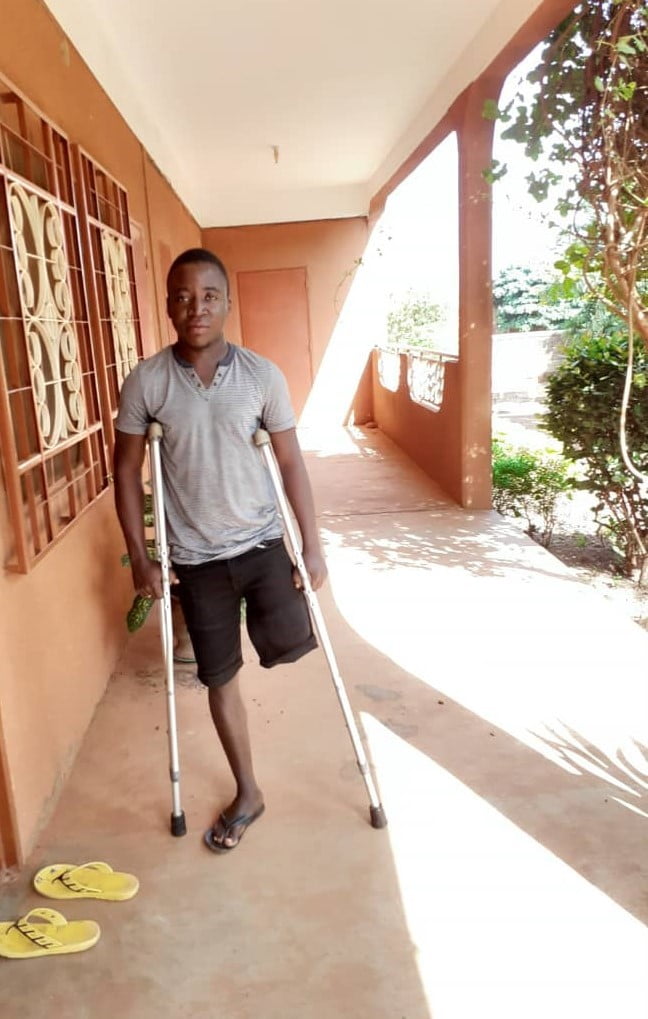 Protesi ortopedica in Burkina Faso